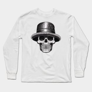 fisherman skull Long Sleeve T-Shirt